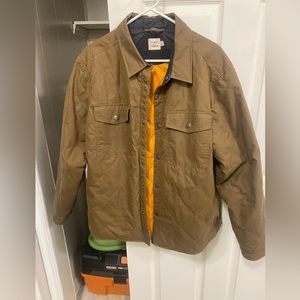 Flint & Tinder Quilted Waxed Shirt Jacket